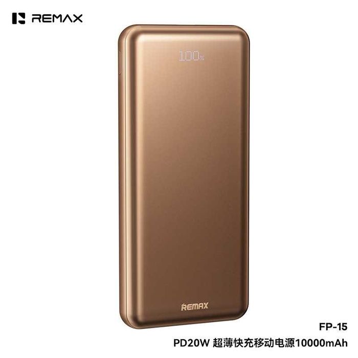 Remax FP-15 Ultra Slim PD20W Power Bank CCC 10000mAh for iPhone 16 17