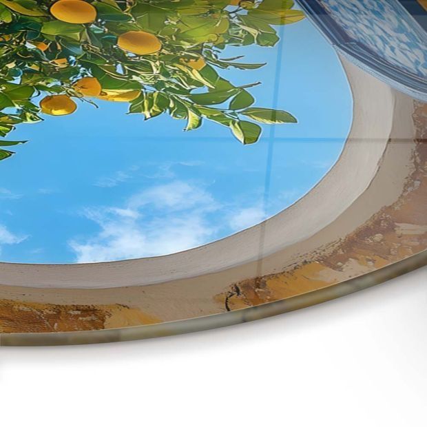 100см! Огромна стъклена картина