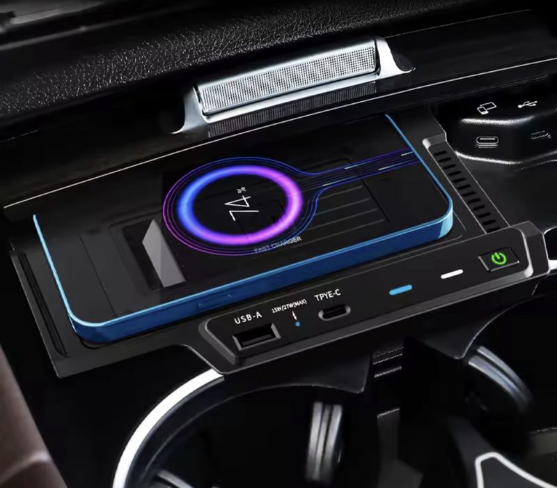 Încărcător wireless auto de 15W pentru Mercedes Benz GLE W167