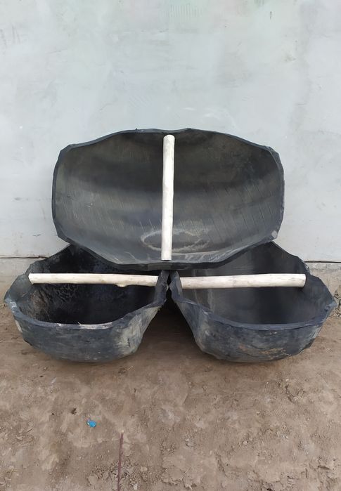 Чорва учун ем идишлар 70 литр сув ем махсулоти сигади чиримиди синмиди