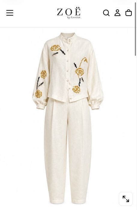 Amira linen set - сет от две части ZOE