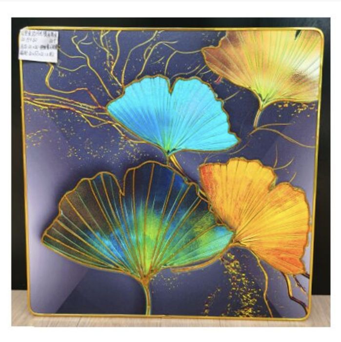 Картина с рамка 40х40 - Гинко Билоба