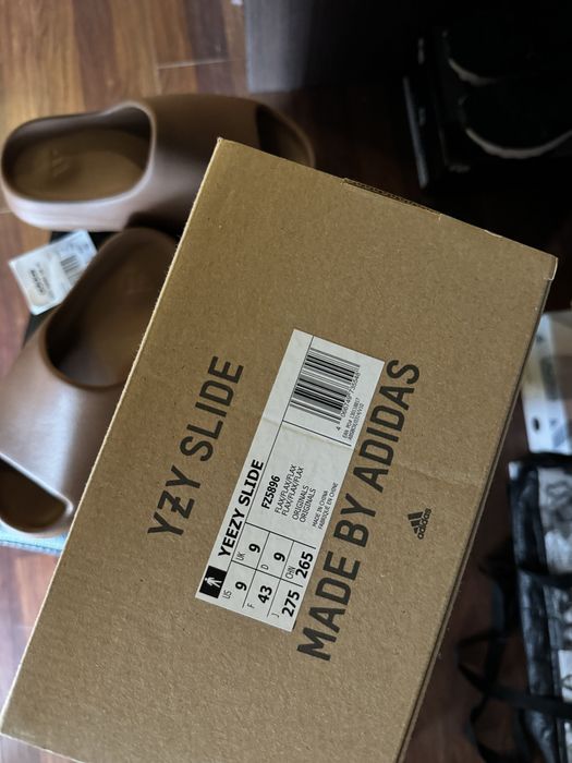 yeezy flax slides brown