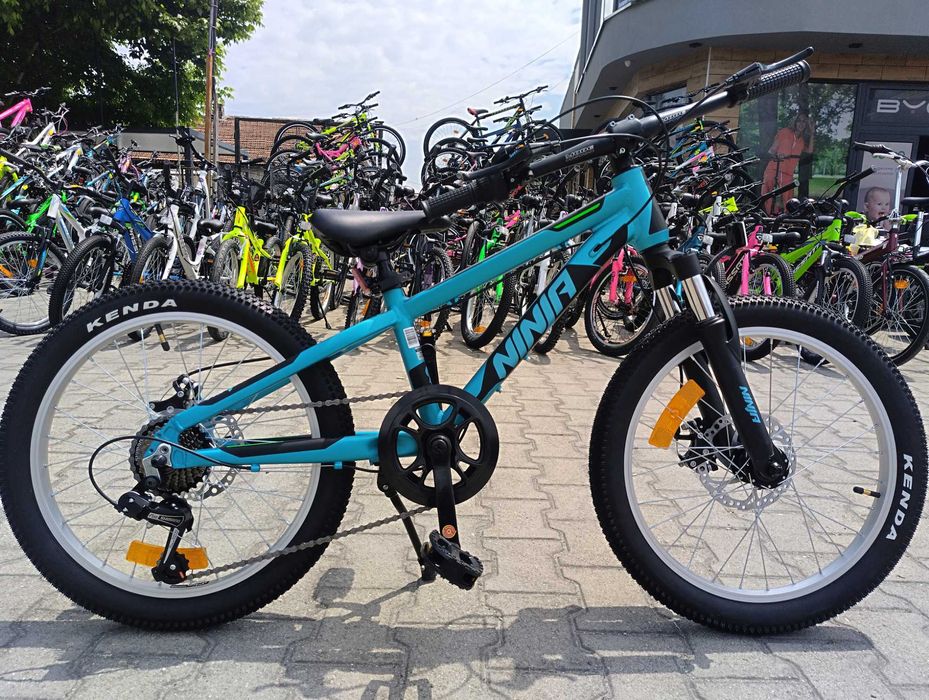 BG Алуминиев велосипед 20" NINJA син