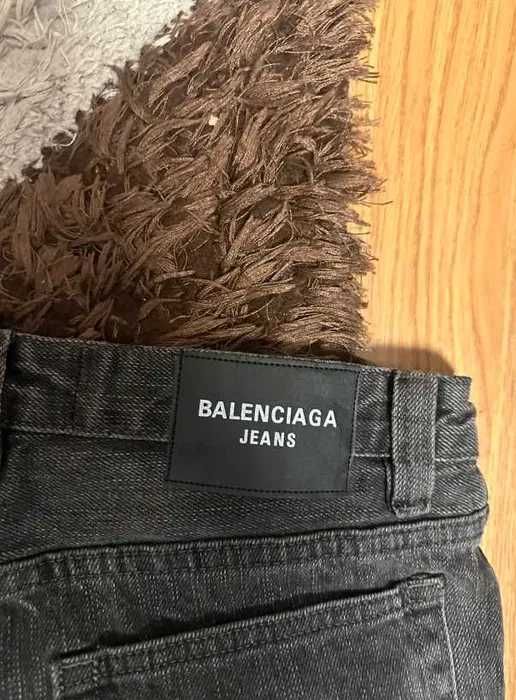 Jeans Balenciaga Lost Tape Gri Marime M