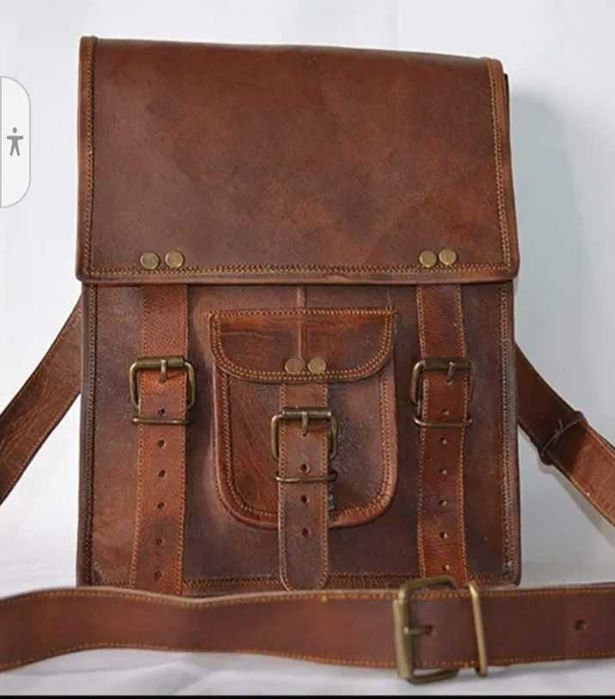 Наплечная сумка "Индиана Джонс" из натуральной кожи. Привезена из США