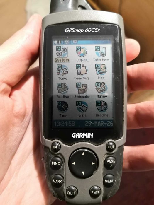 Туристическа навигация Garmin gpsmap 60csx