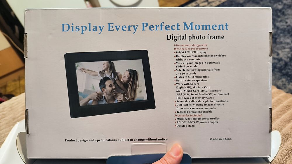 Чисто нова дигитална 10.1' фото рамка