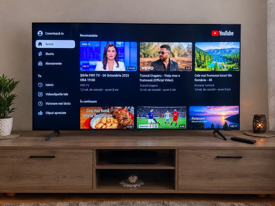 150 Cm Samsung Smart 4k uhd hdr, GU58TU7199U, Am și Alte Mărci Mărimi Disponibile.