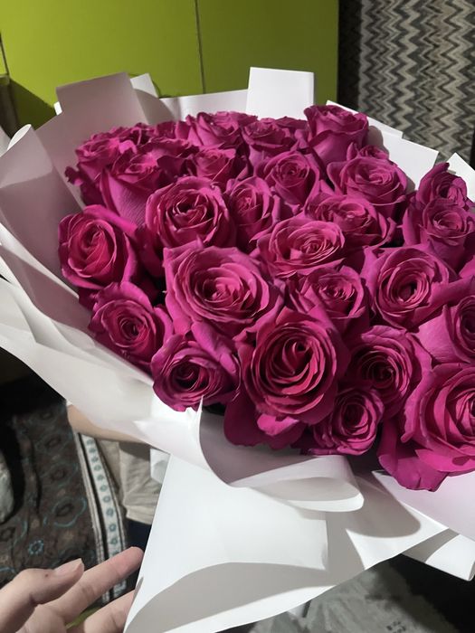 Цветы, букет роз