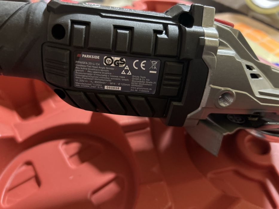 Безчетков ъглошлайф parkside perfomance