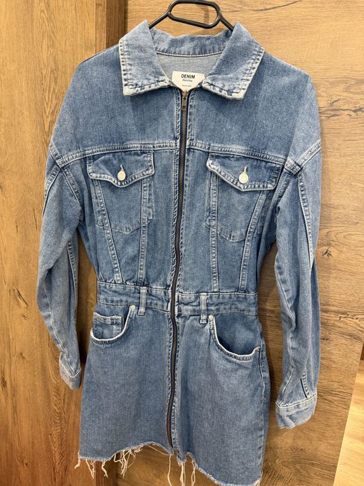 Дънкова рокля BERSHKA