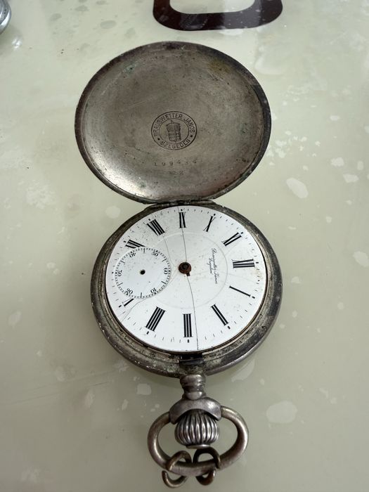 Ceas de buzunar, din argint,