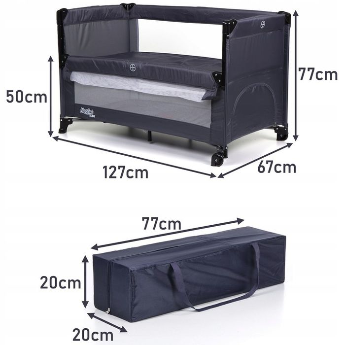 Бебешка туристическа кошара на две нива