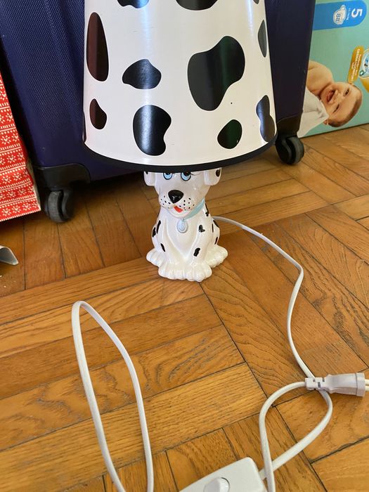 Нощна лампа костенурка и порцеланово куче