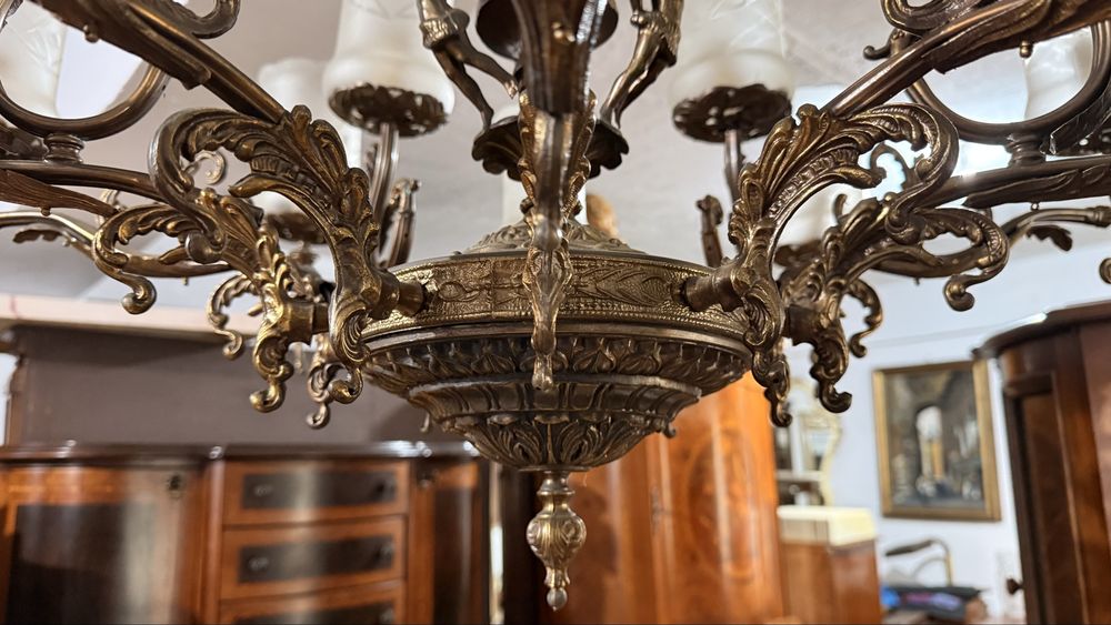 Candelabru Mare Vintage Bronz