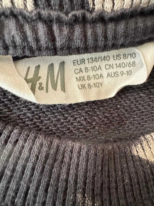 Hanorac tie die H&M marime 130/140 (fete 8-10 ani)