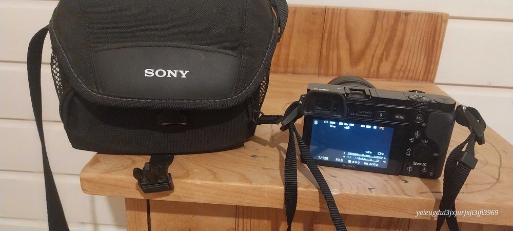 Sony a 6000 cu geanta 1345 cadre