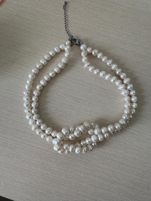 Ожерелье из натурального жемчуга