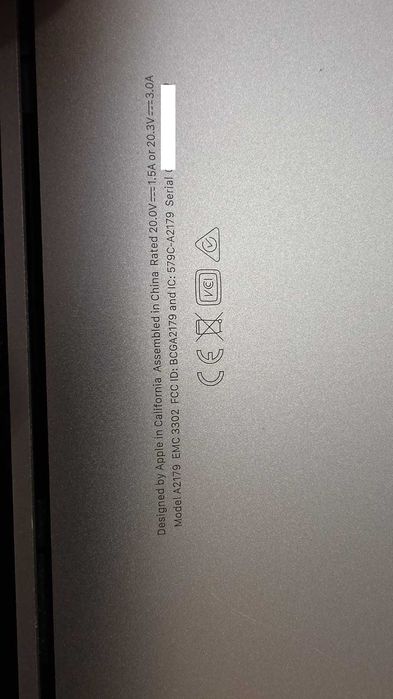 MacBook Air 13" 2020 - i3 8Gb - 256gb ssd