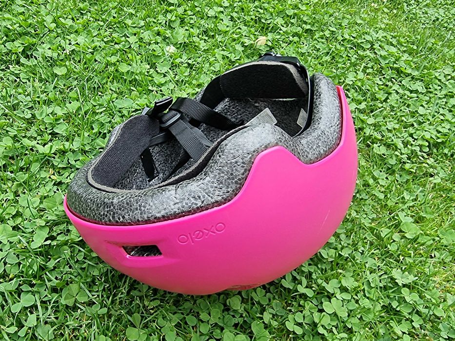 Casca Oxelo protectie copii, marime 52-54 cm, roz