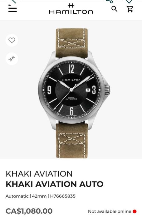 Hamilton Automatic Aviation Elvețian