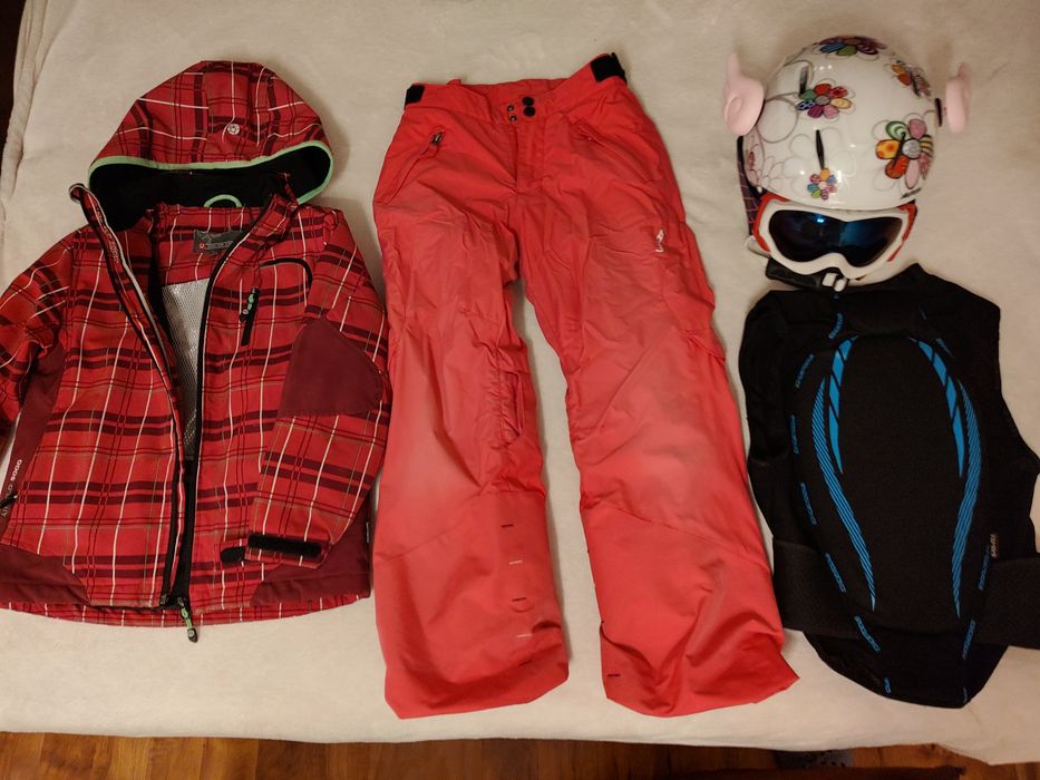 Ски обувки Rossignol Fun Girl 22.5 + каска Alpina + яке 6г+ протектор