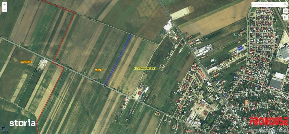 Adjud, teren 5000 mp - iesire spre Onesti