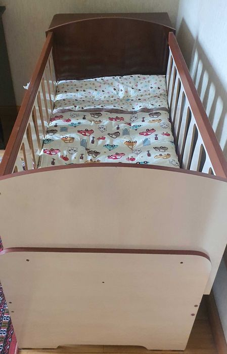 Кроватка трансформер  детская б/у.