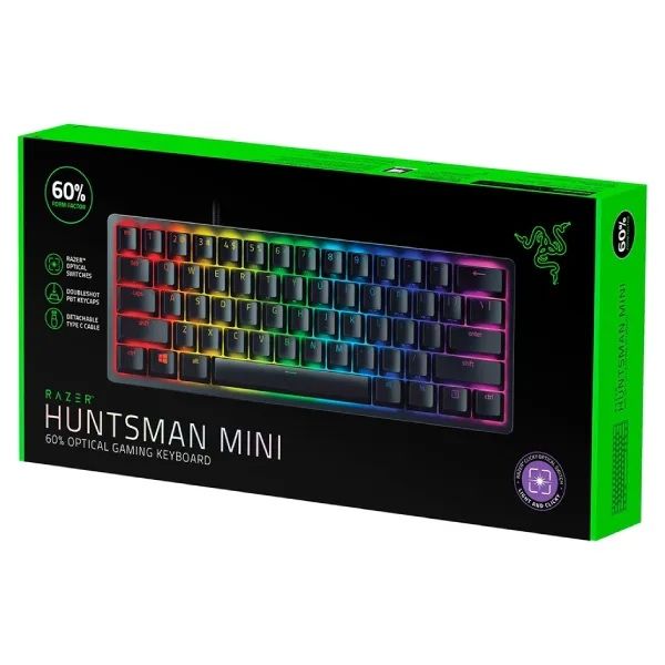 Клавиатура Razer Huntsman Mini, Black, USB, Clicky Optical Switch