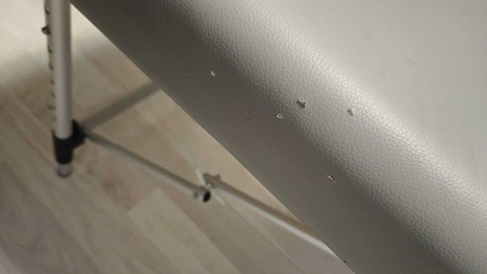 Masa masaj profesionala pliabila Cronos - Gri - Aluminiu