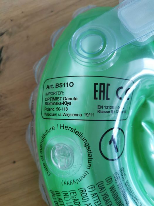 Colac de gât bebeluși Baby Swimmer 6-36 kg