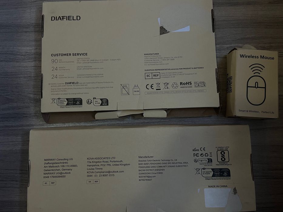 Клавиатура с мишка безжична