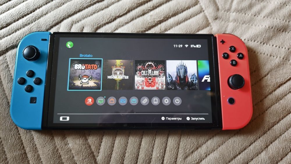 Nintendo switch oled прошитый 128gb