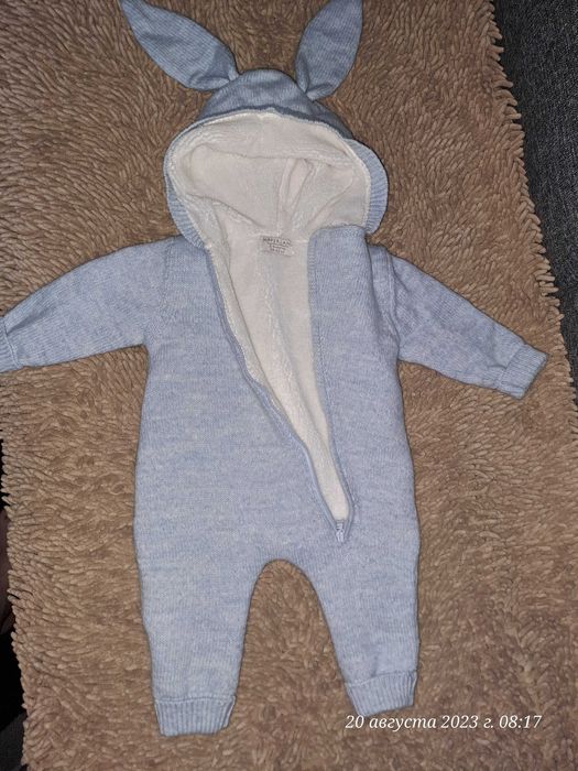 утеплённые вязаные комбенизоны