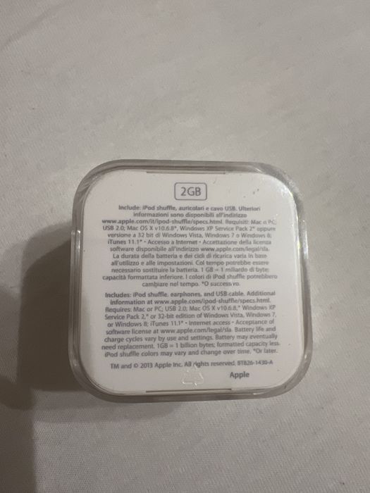 Ipod shuffle nou !