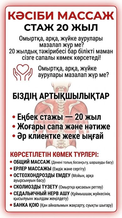 Массаж профессиональный. Лечебный.