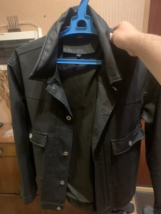 Кожанная ветровка