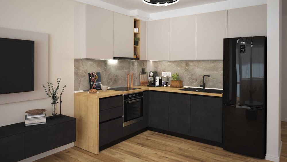 Apartament 2 camere 48mp+2parcări subterane(in pret).Strada Sub Cetate