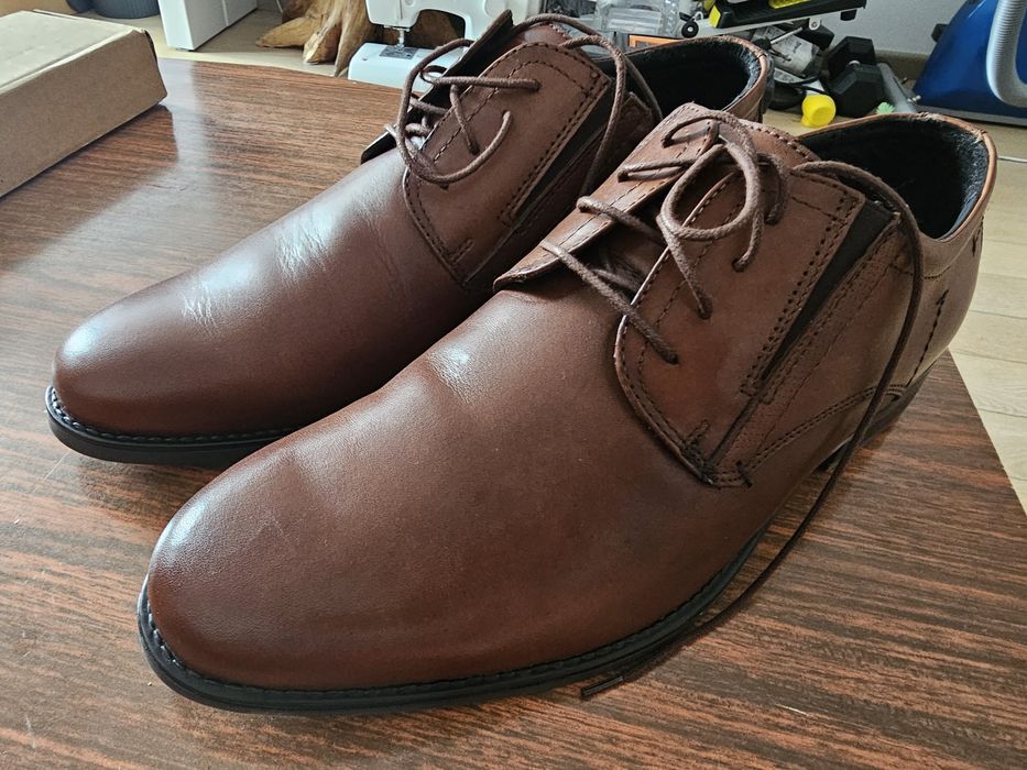 Pantofi bărbați piele maro marime 42