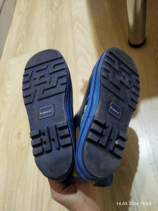 Резиновые сапоги с утеплителем 34р