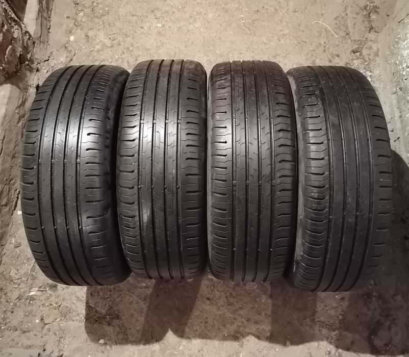 Продавам 4 броя Летни Гуми 205.55.16 на 1 сезон дот 2021 Контентал