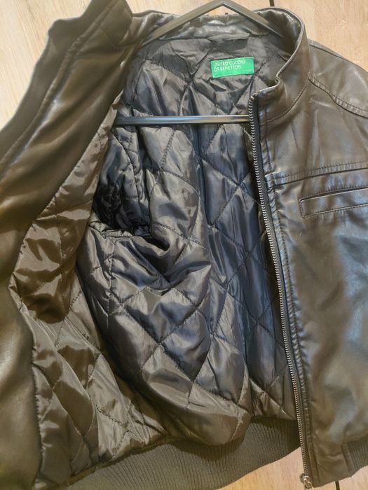 Преходно кожено яке Benetton