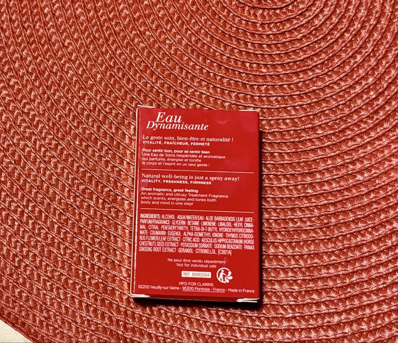 Set Clarins Eau Dynamisante 15 ml + Ruj Nobea Nude Dream – Noi