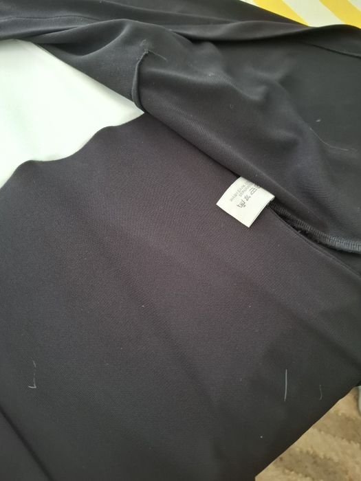 Rochie lunga alb negru cu jacheta neagra