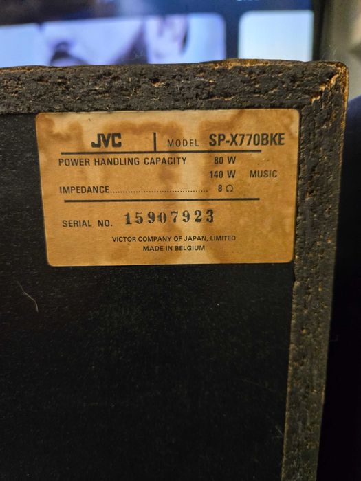 Jvc sp-x770bke 2х140w
