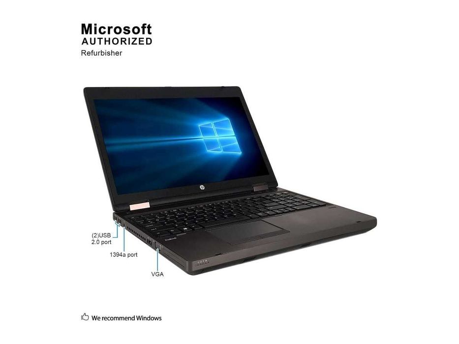 Лаптоп HP 6570B I3-2370M 8GB 128GB SSD с до 24 МЕСЕЦА ГАРАНЦИЯ и Windows 11 PRO