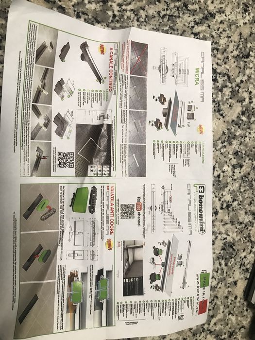 Линеен сифон за баня