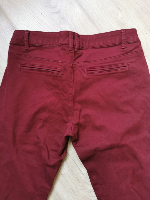 Pantaloni skinny roșu burgund  C&A