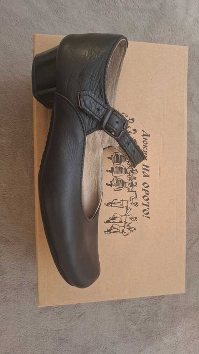 Дамски Скарпини "Комфорт"(4см ток) естествена кожа